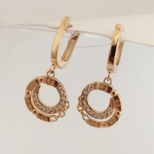 Золоті сережки висячі Ukr-gold