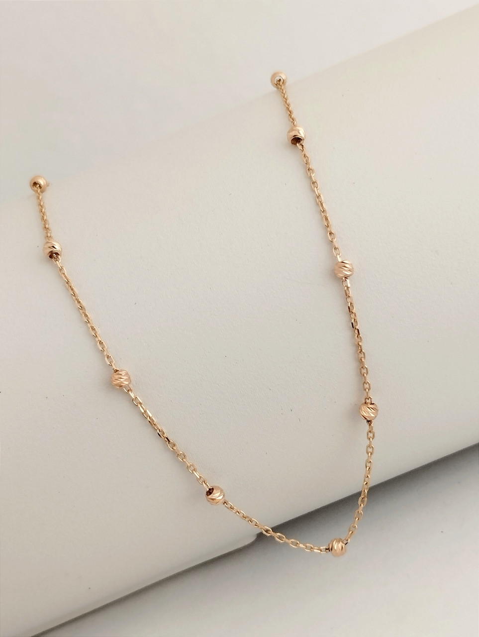 Золотий ланцюжок із кульками Ukr-gold - Зображення 3