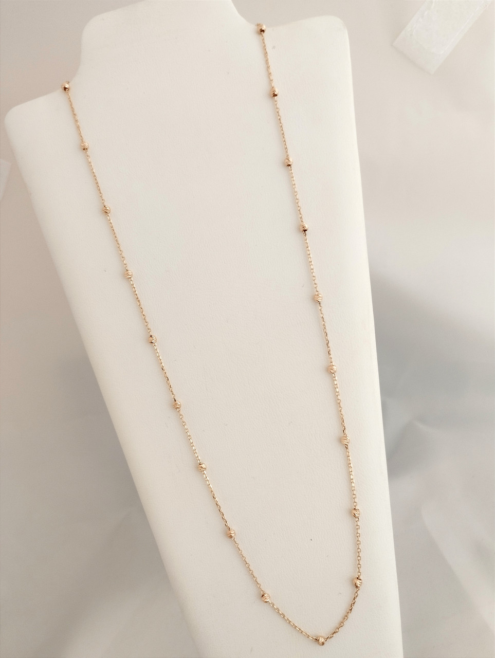 Золотий ланцюжок із кульками Ukr-gold - Зображення 2