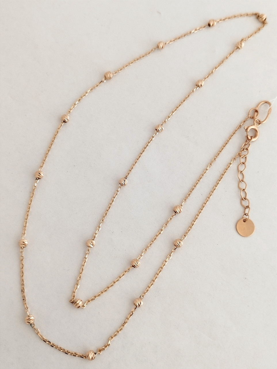 Золотий ланцюжок із кульками Ukr-gold - Зображення 5