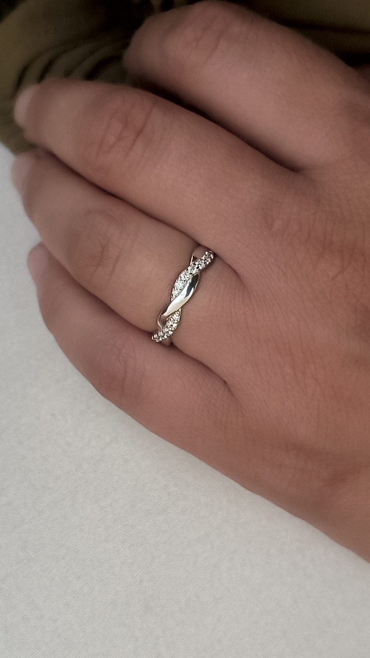 Срібне ніжне кільце 925 проби - Зображення 2