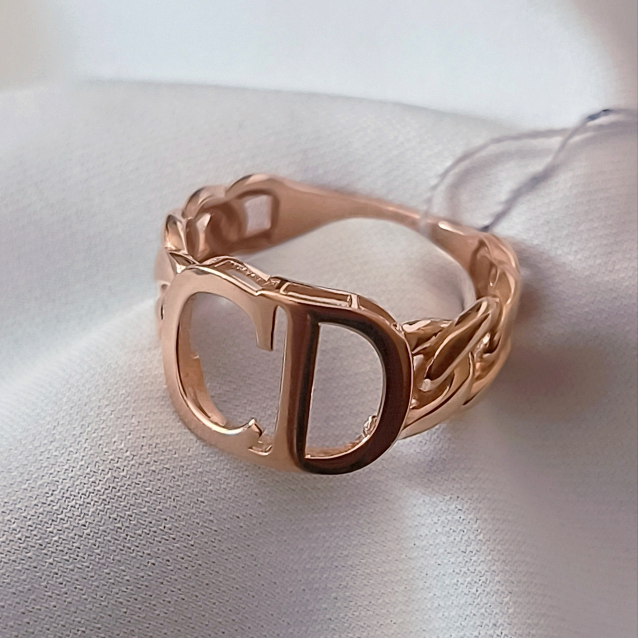 Золоте кільце без вставок, модне золоте кільце