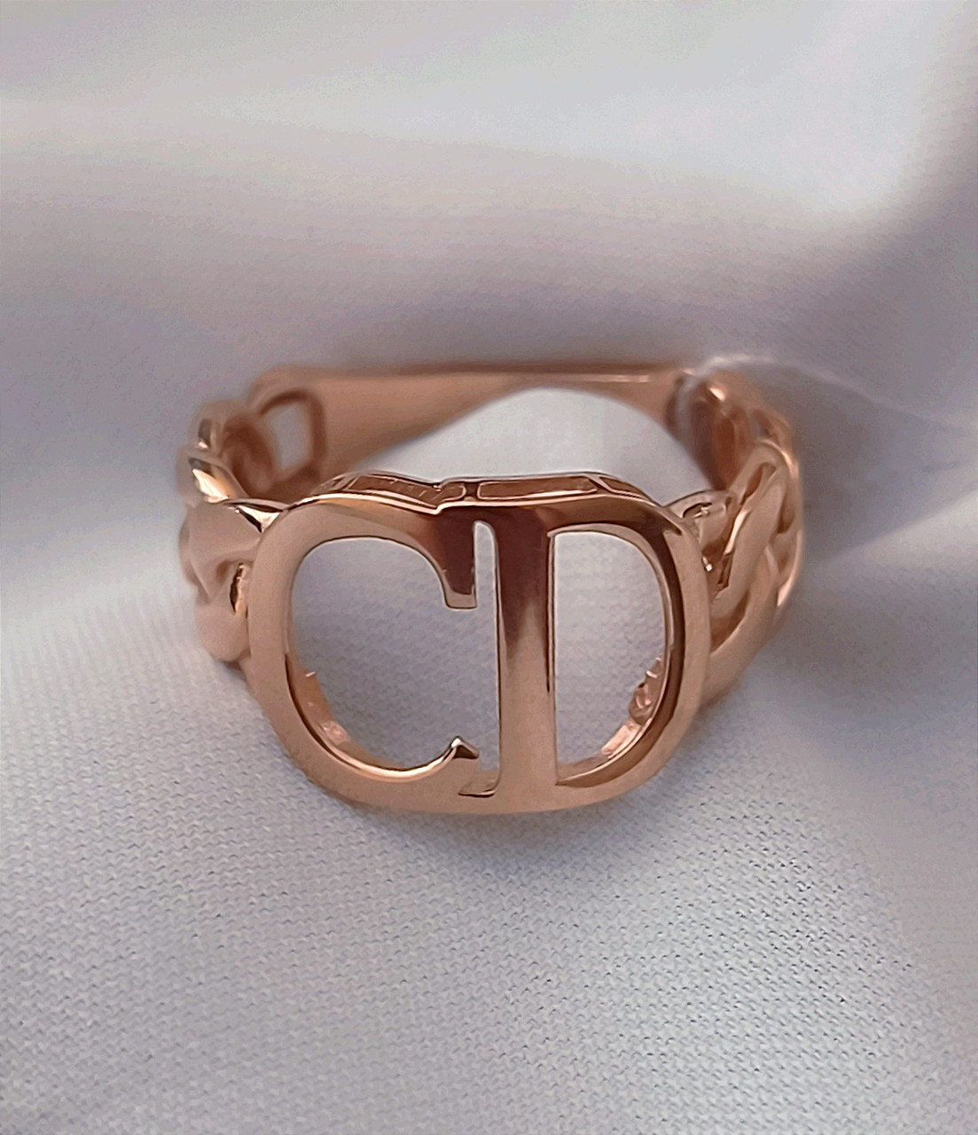 Золоте кільце без вставок, модне золоте кільце - Зображення 7