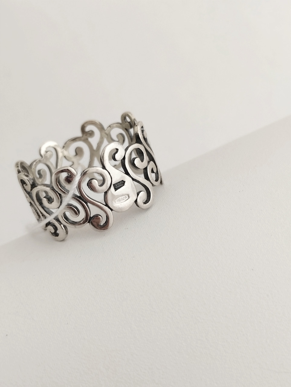 Срібне кільце без вставок Ukr-gold - Зображення 4