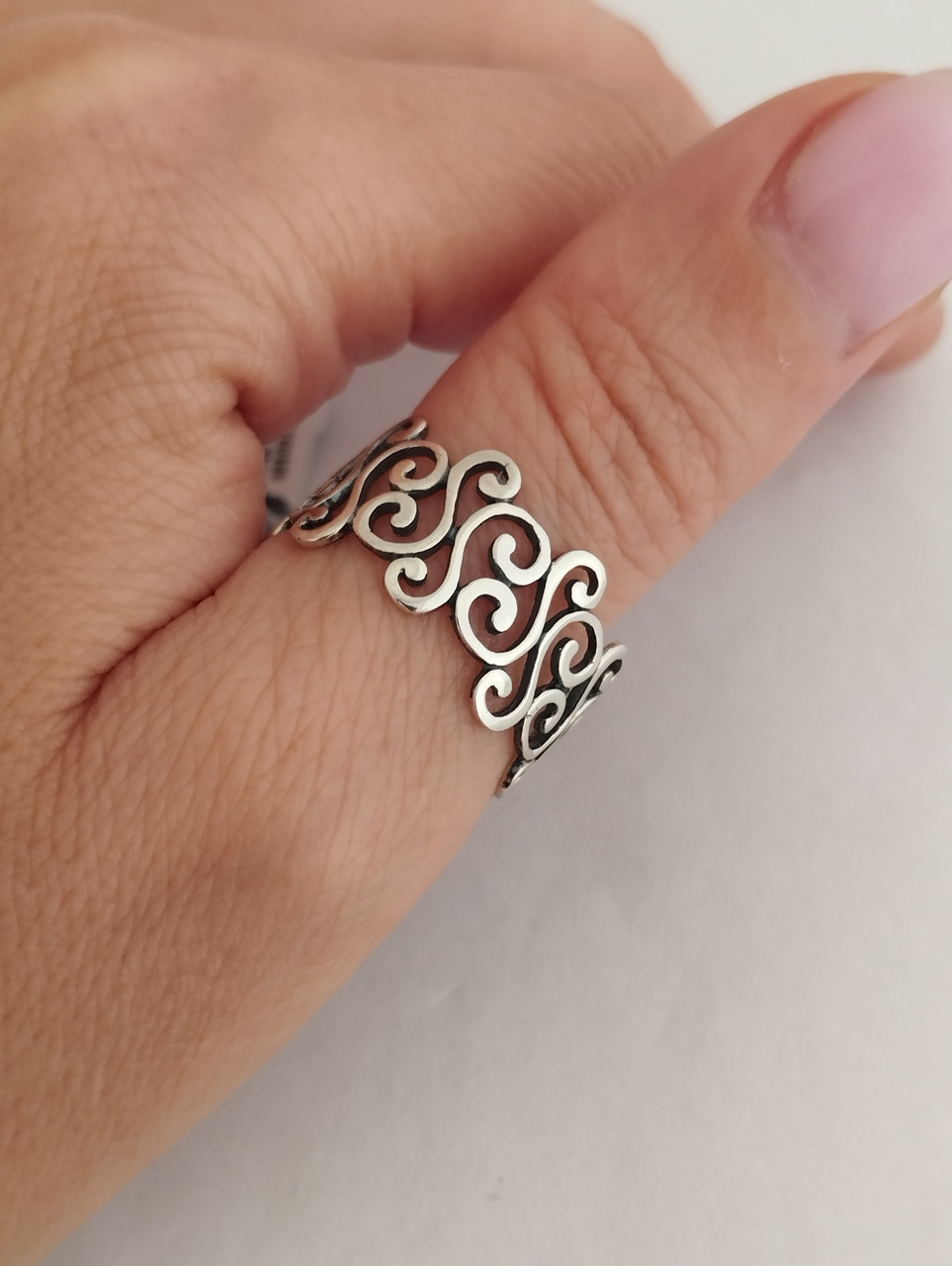 Срібне кільце без вставок Ukr-gold - Зображення 2