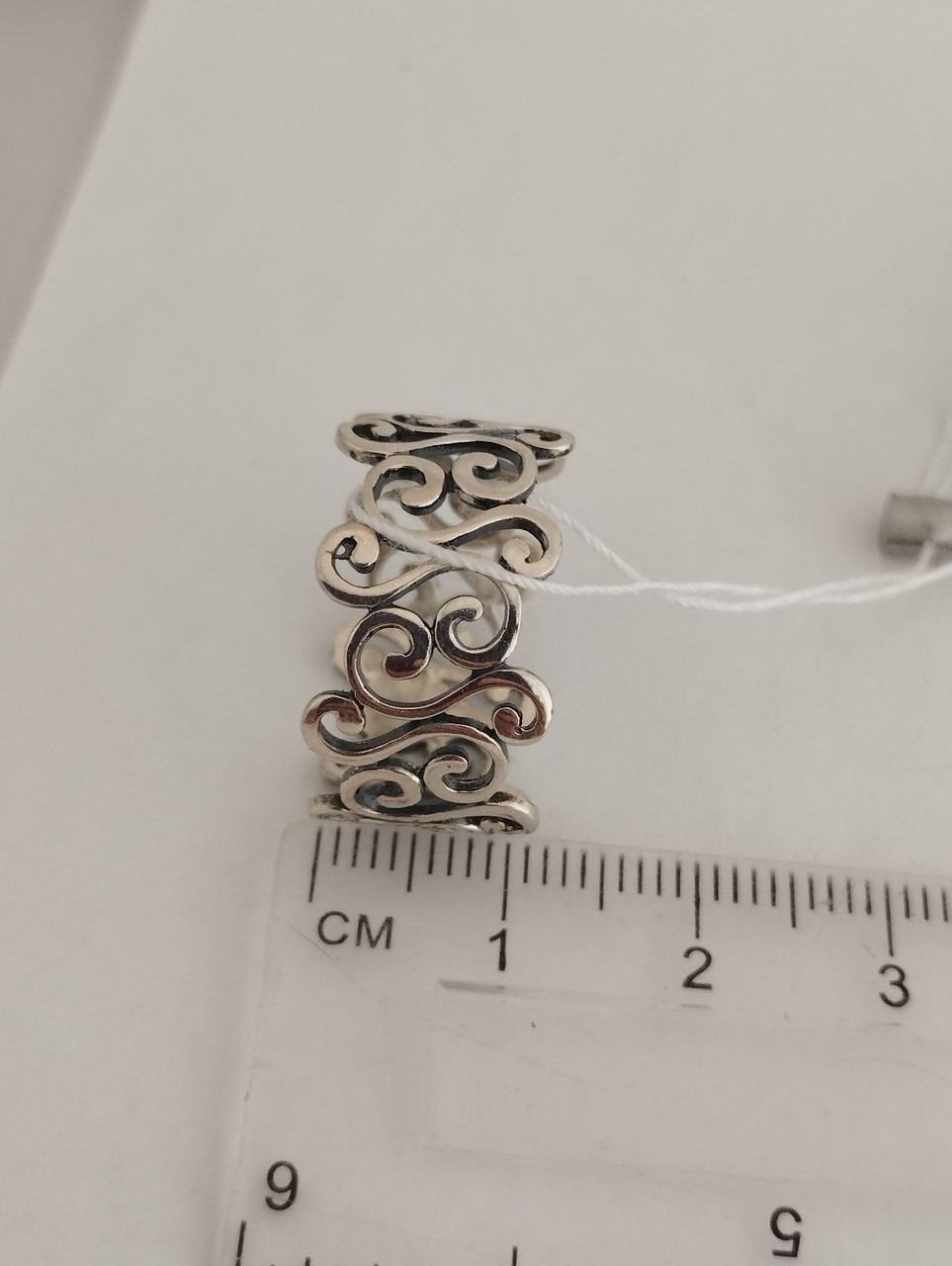 Срібне кільце без вставок Ukr-gold - Зображення 3