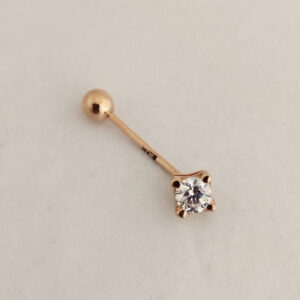 Золотий пірсинг пупка Ukr-gold