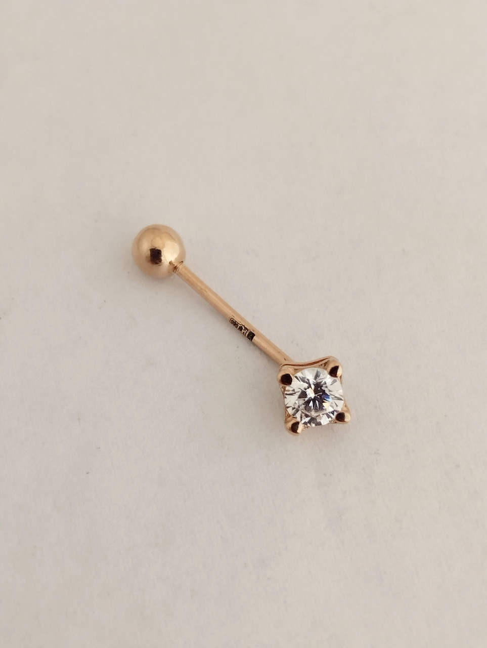 Золотий пірсинг пупка Ukr-gold