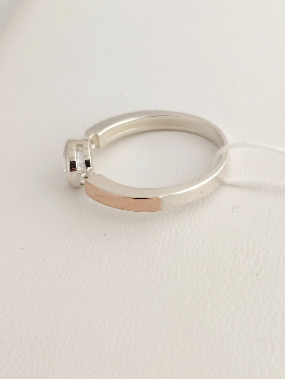 Срібне кільце із золотими пластинами Ukr-gold - Зображення 3