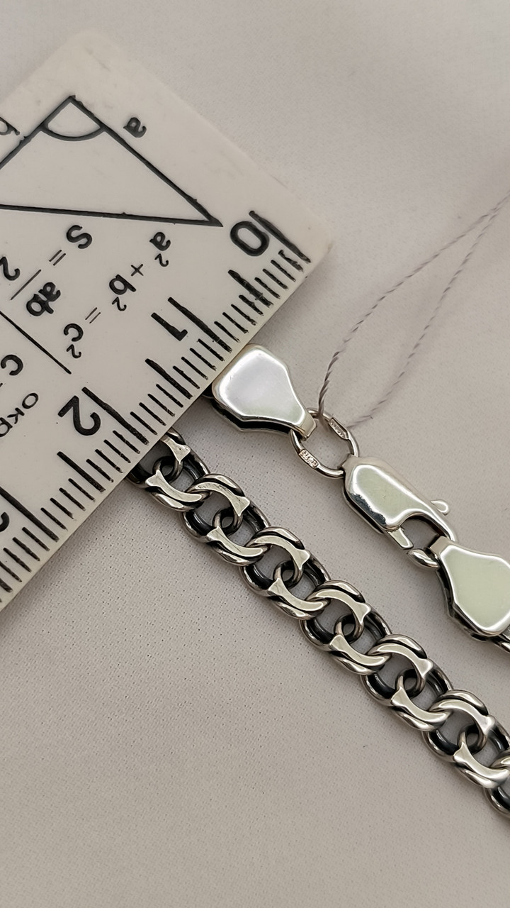 Срібний ланцюжок 925 проби 24,6 грама - Зображення 2