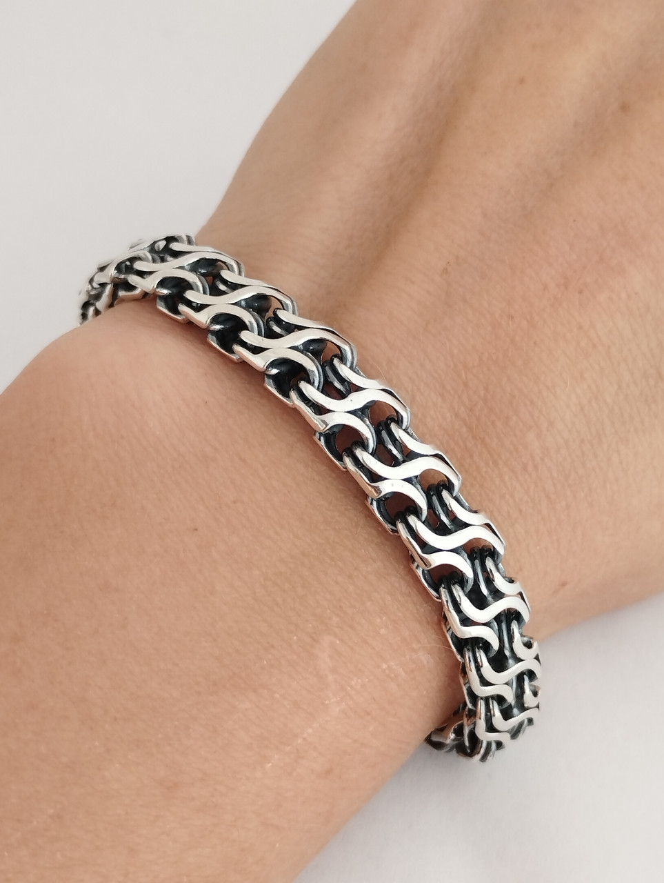 Срібний браслет широкий Ukr-gold - Зображення 2