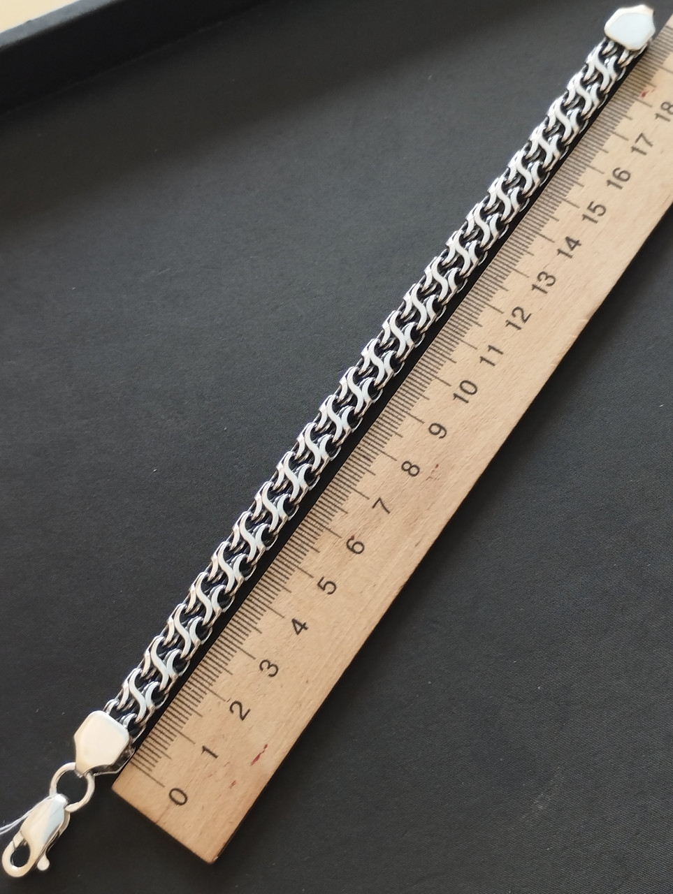 Срібний браслет широкий Ukr-gold - Зображення 4