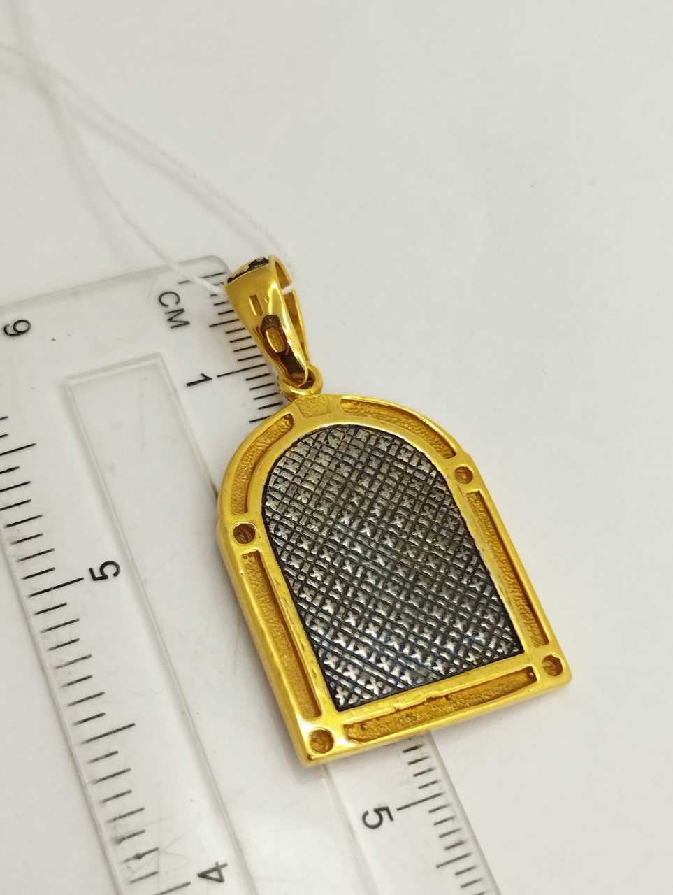 Срібна ікона Миколая чудотворця покриття позолота серебряная икона покрытая позолотой - Зображення 3