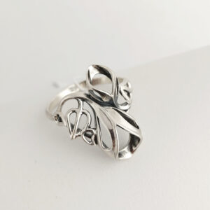 Срібне кільце Ukr-gold