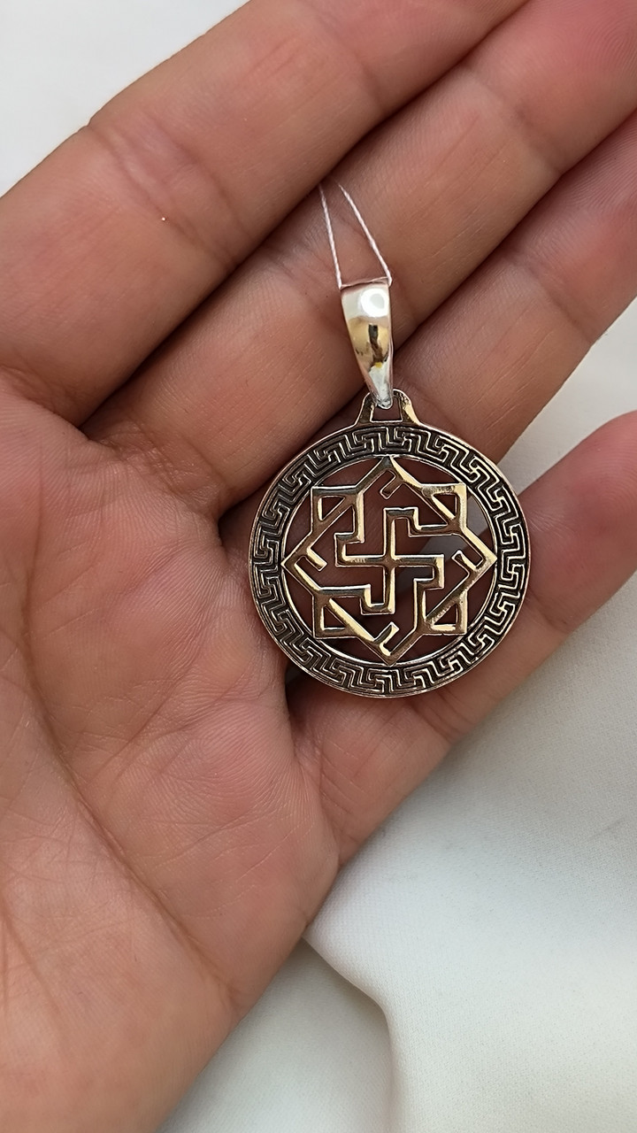 Срібний амулет 925 проби "Валькірія" - Зображення 2