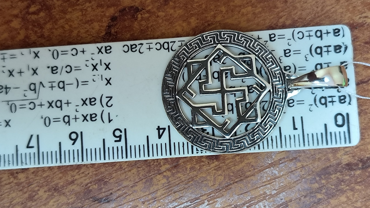 Срібний амулет 925 проби "Валькірія" - Зображення 3