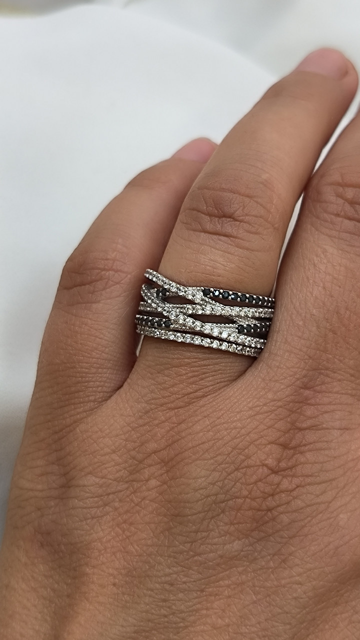 Срібне кільце 925 проби - Зображення 3