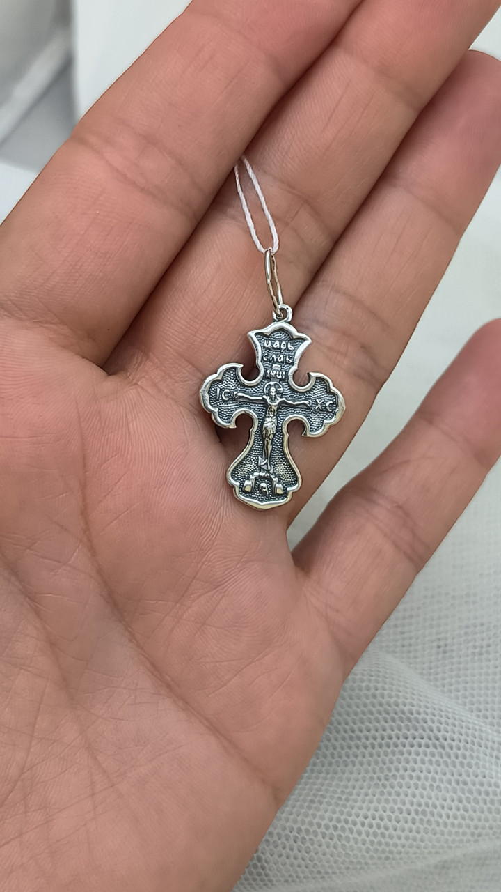 Срібний хрест 925 проби - Зображення 3