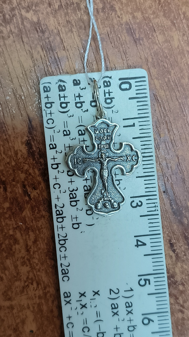 Срібний хрест 925 проби - Зображення 4