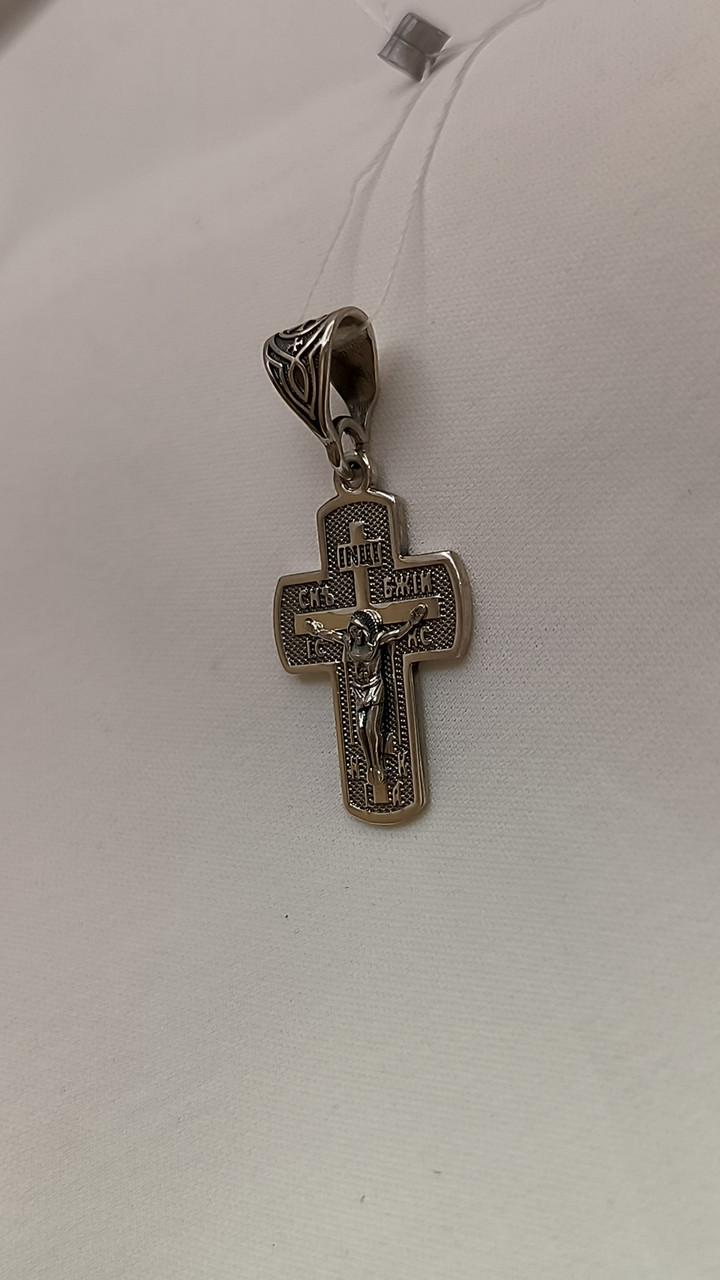 Срібний кулон хрест 925 проби - Зображення 2