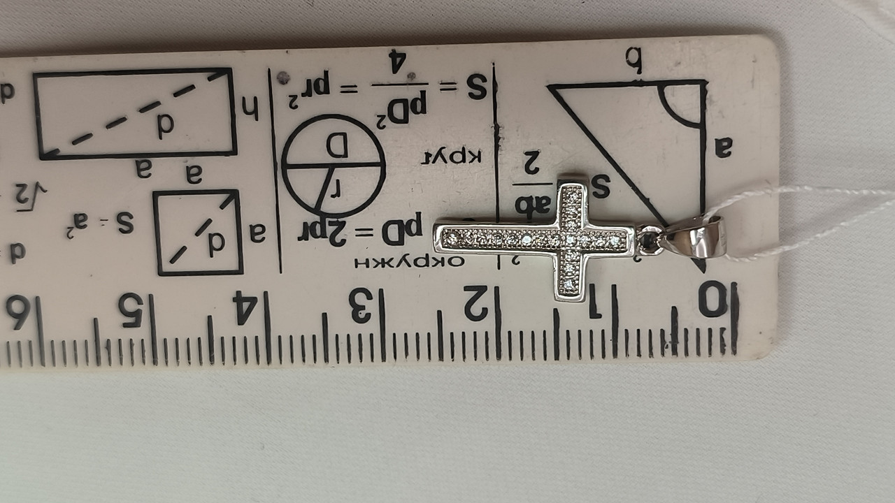 Срібний хрест 925 проби - Зображення 3