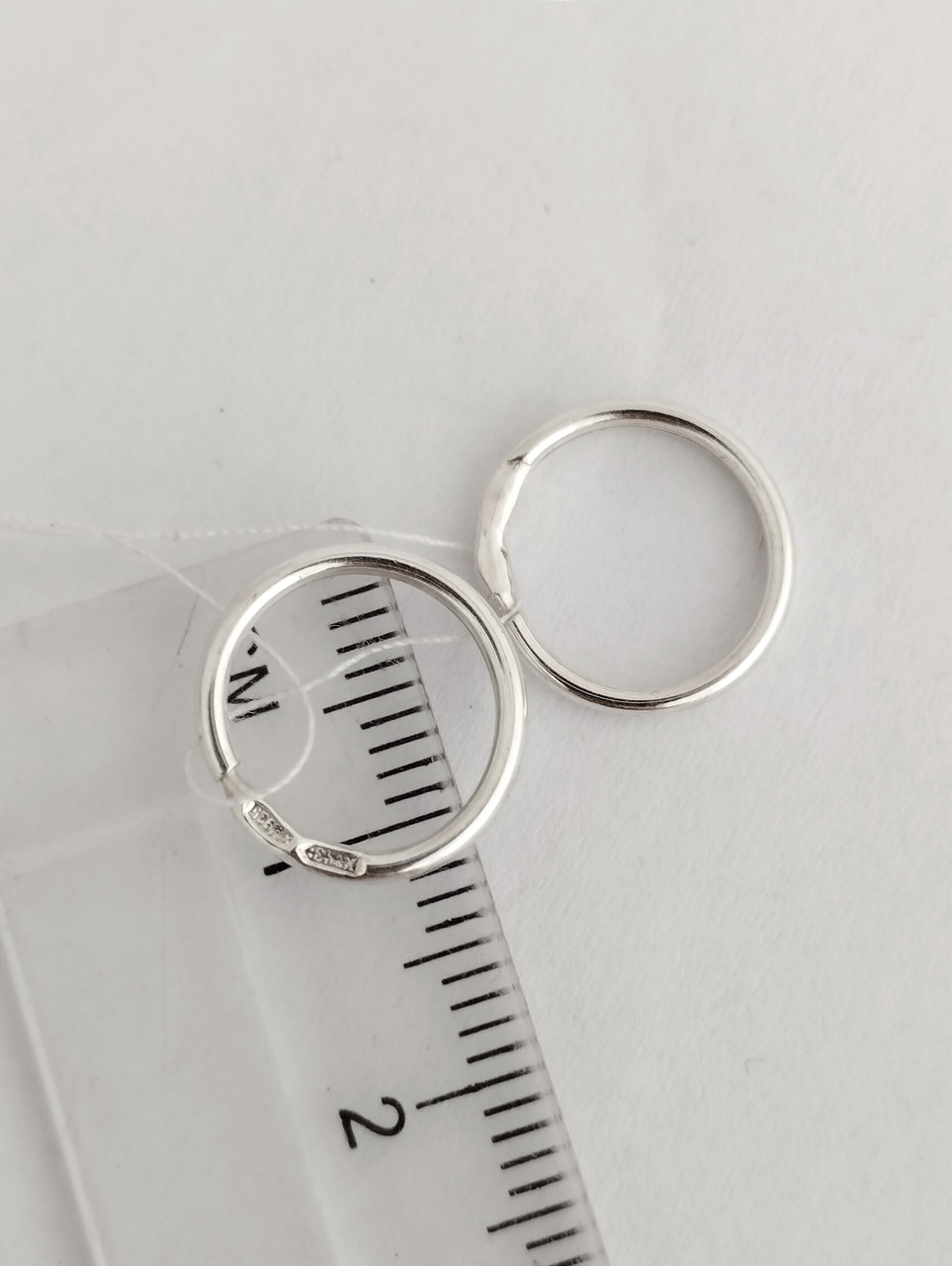 Срібна сережка 925 проби - Зображення 2