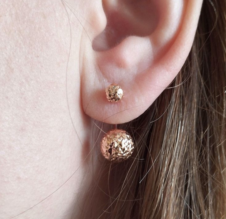 Золоті сережки матрьошки Ukr-gold - Зображення 5