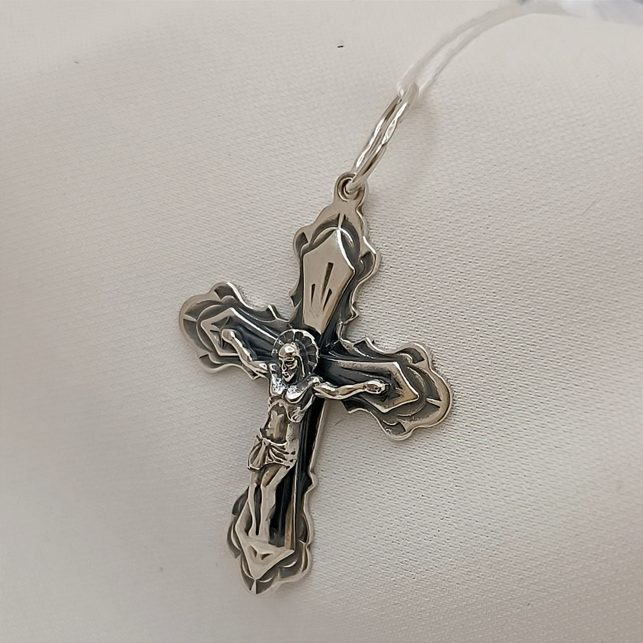 Срібний кулон хрест 925 проби - Зображення 5