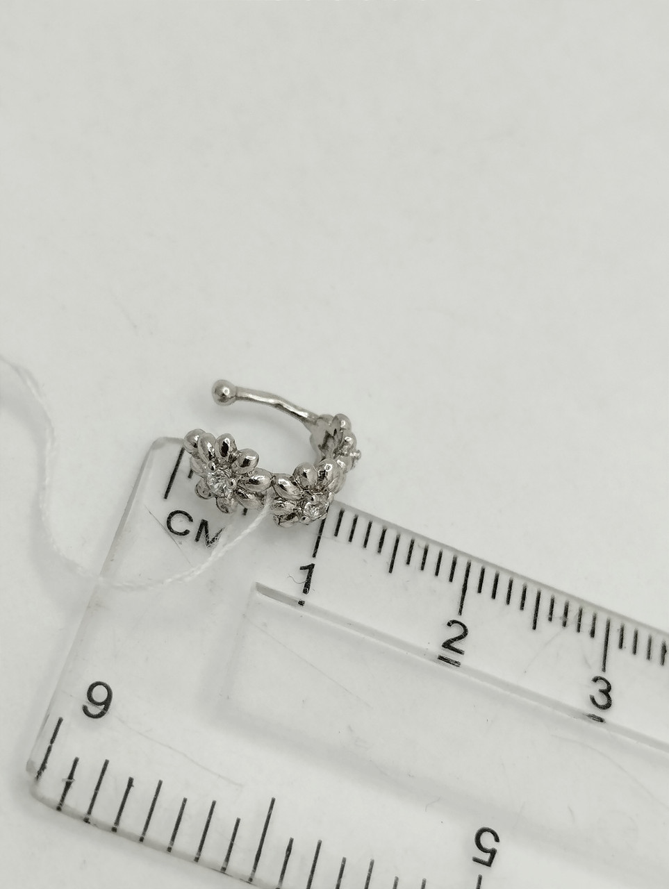 Срібна сережка кафа Ukr-gold - Зображення 4