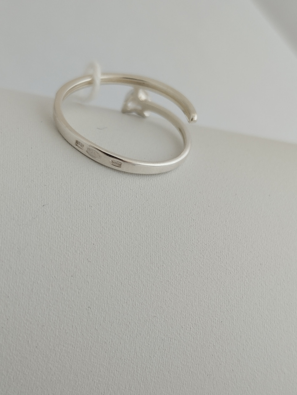 Срібне кільце із золотими пластинами Ukr-gold - Зображення 4