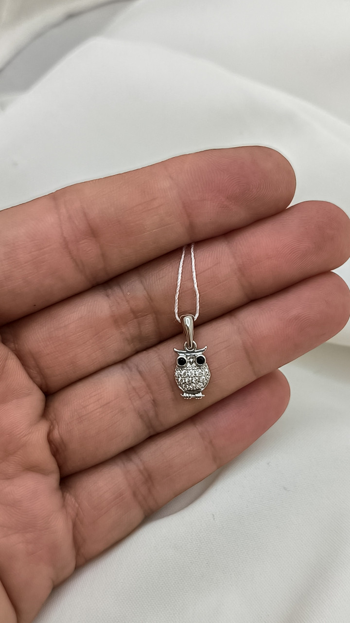 Срібний кулон 925 проби Сова. - Зображення 4