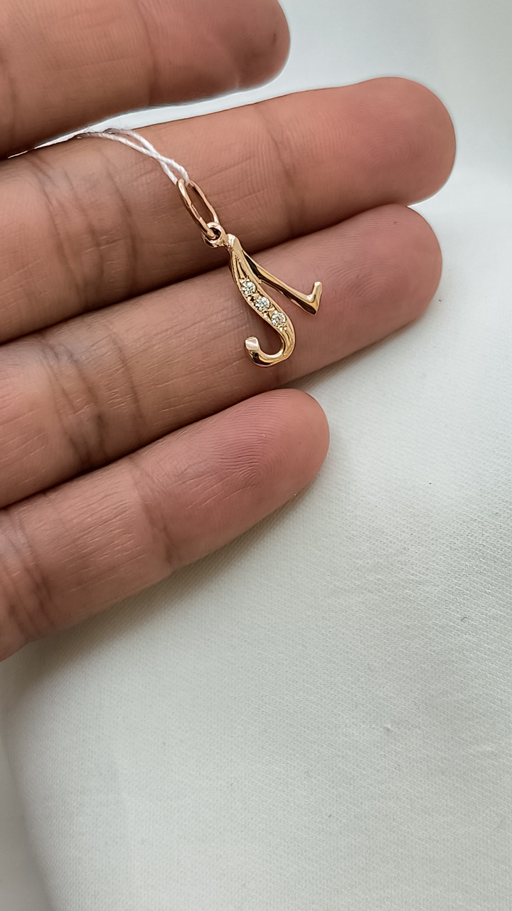 Золота літера Л 585 проби - Зображення 4