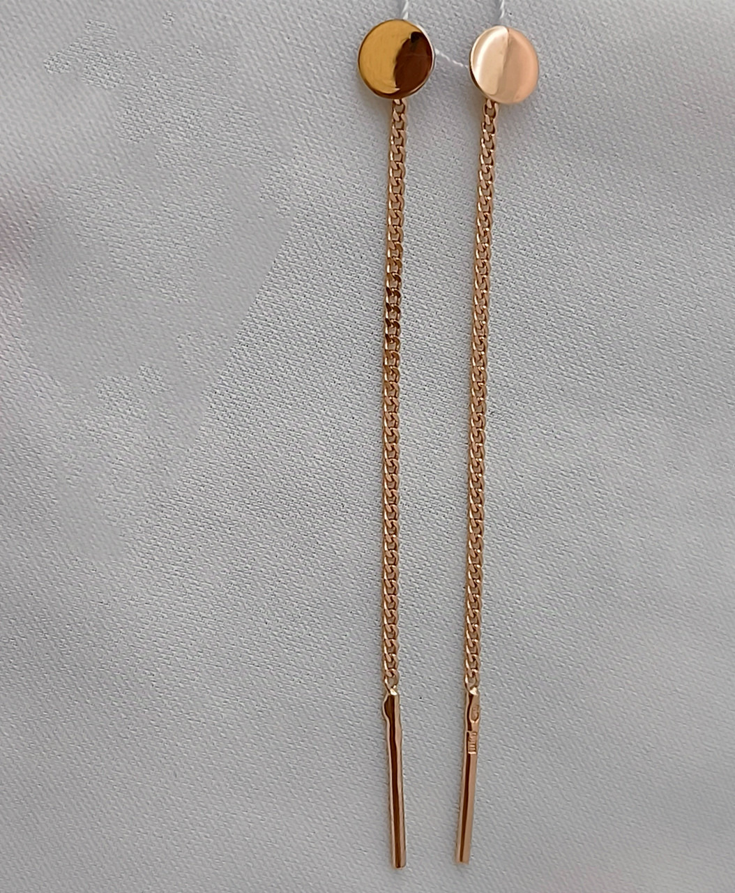 Золоті сережки 585 проби Ukr-Gold.com - Зображення 5