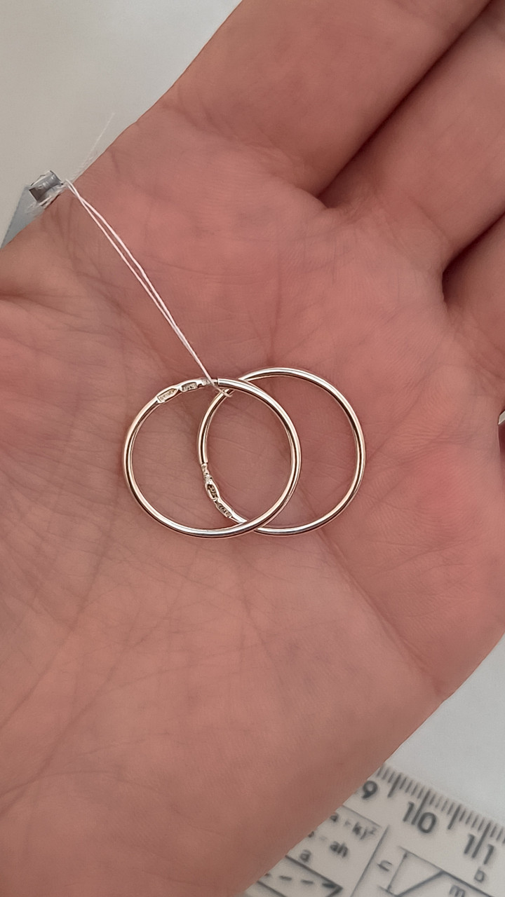 Срібні сережки 925 проби - Зображення 3