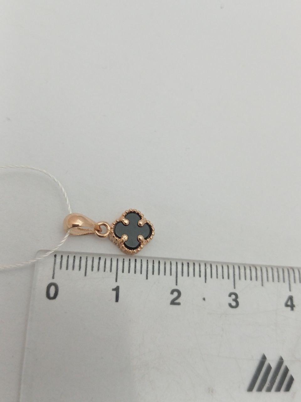 Золотий кулон конюшина - Зображення 2