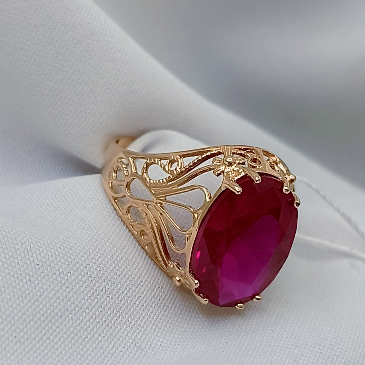 Золоте кільце 585 проби - Зображення 4