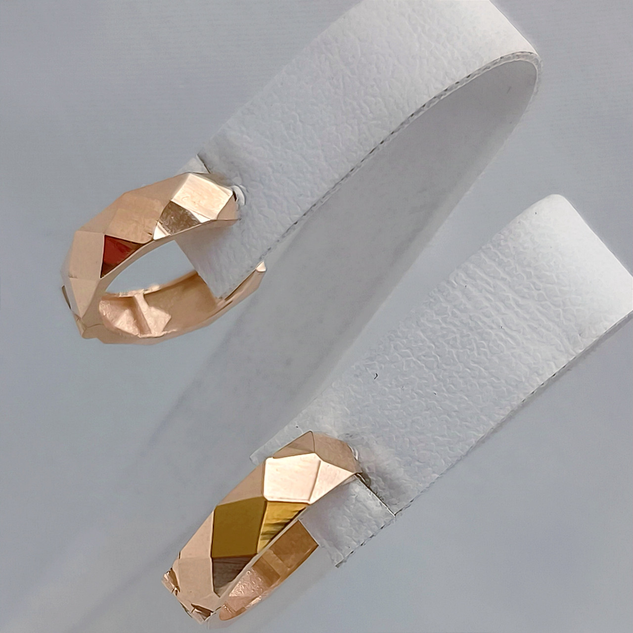 Золоті сережки кільцями Ukr-gold - Зображення 7