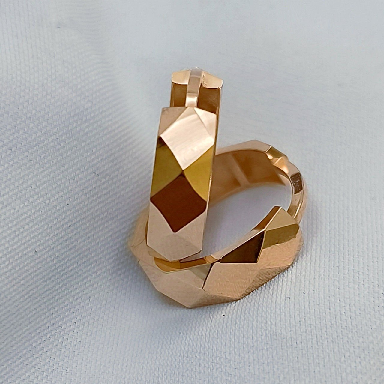 Золоті сережки кільцями Ukr-gold - Зображення 9