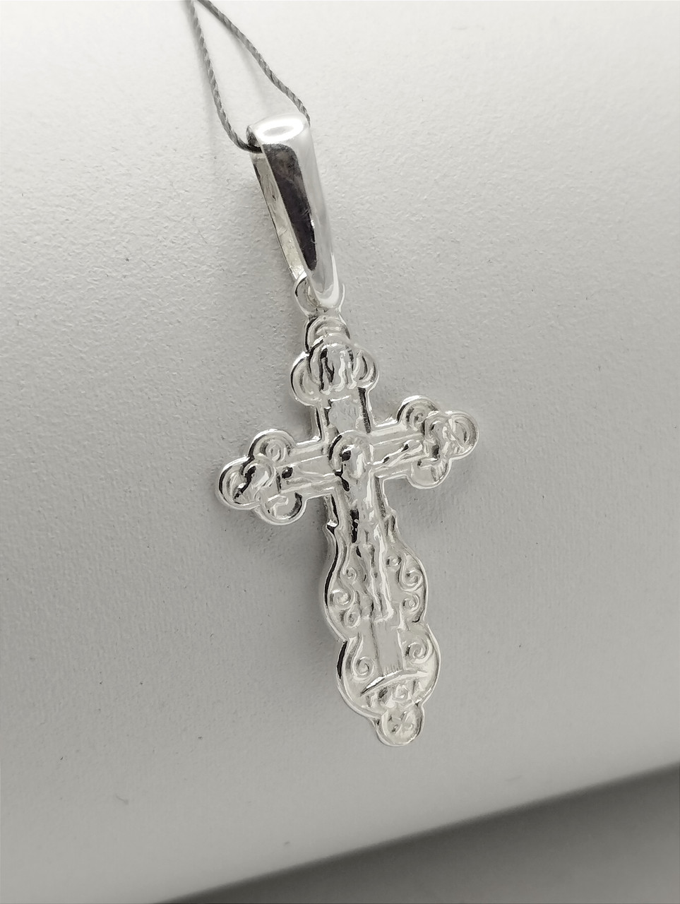 Срібний кулон хрест