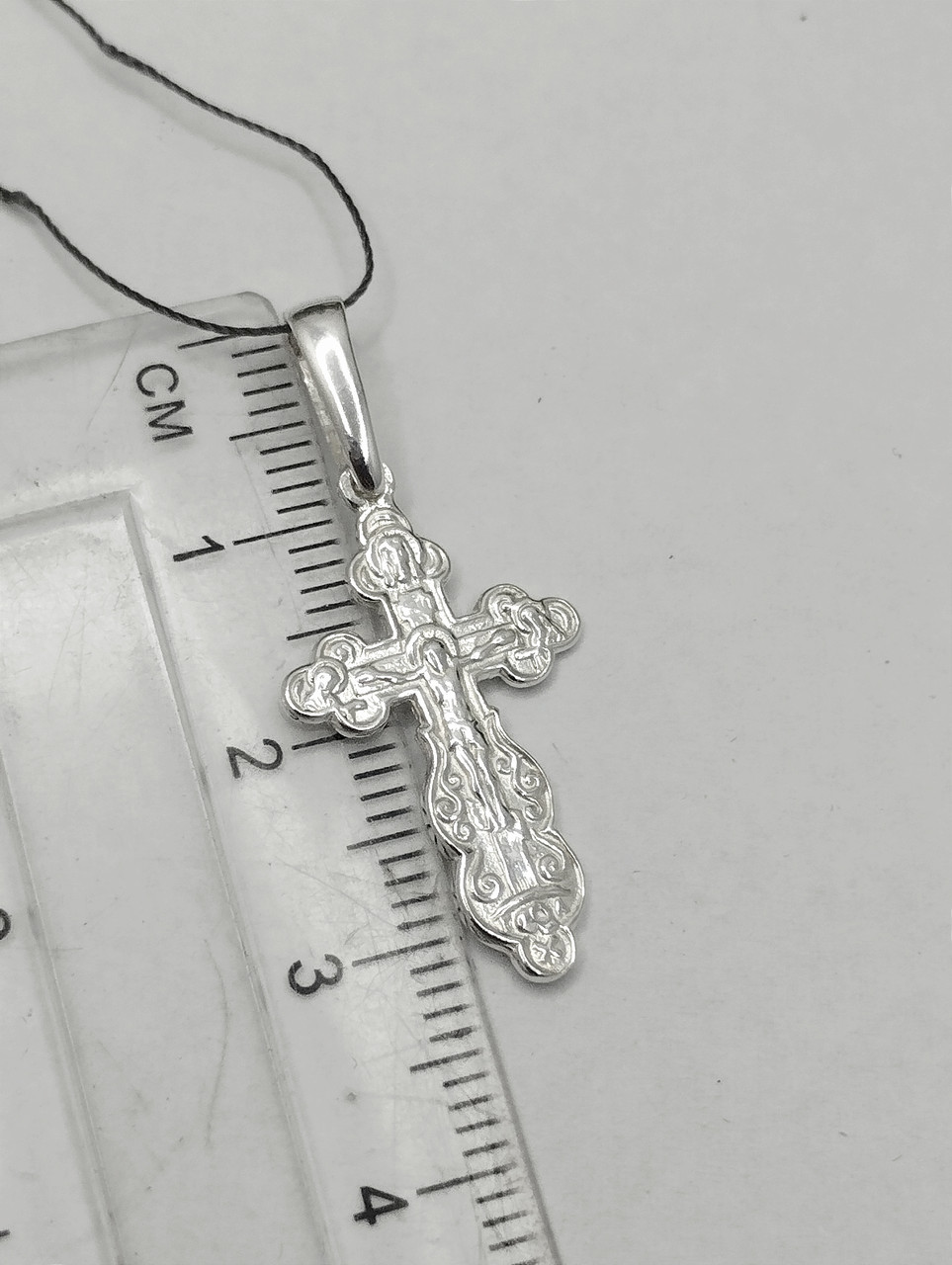 Срібний кулон хрест - Зображення 3