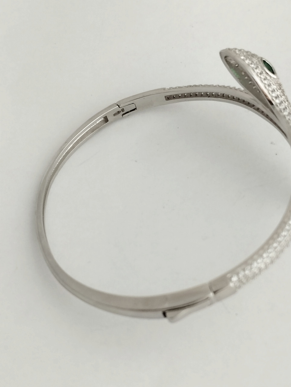 Срібний браслет змія - Зображення 4