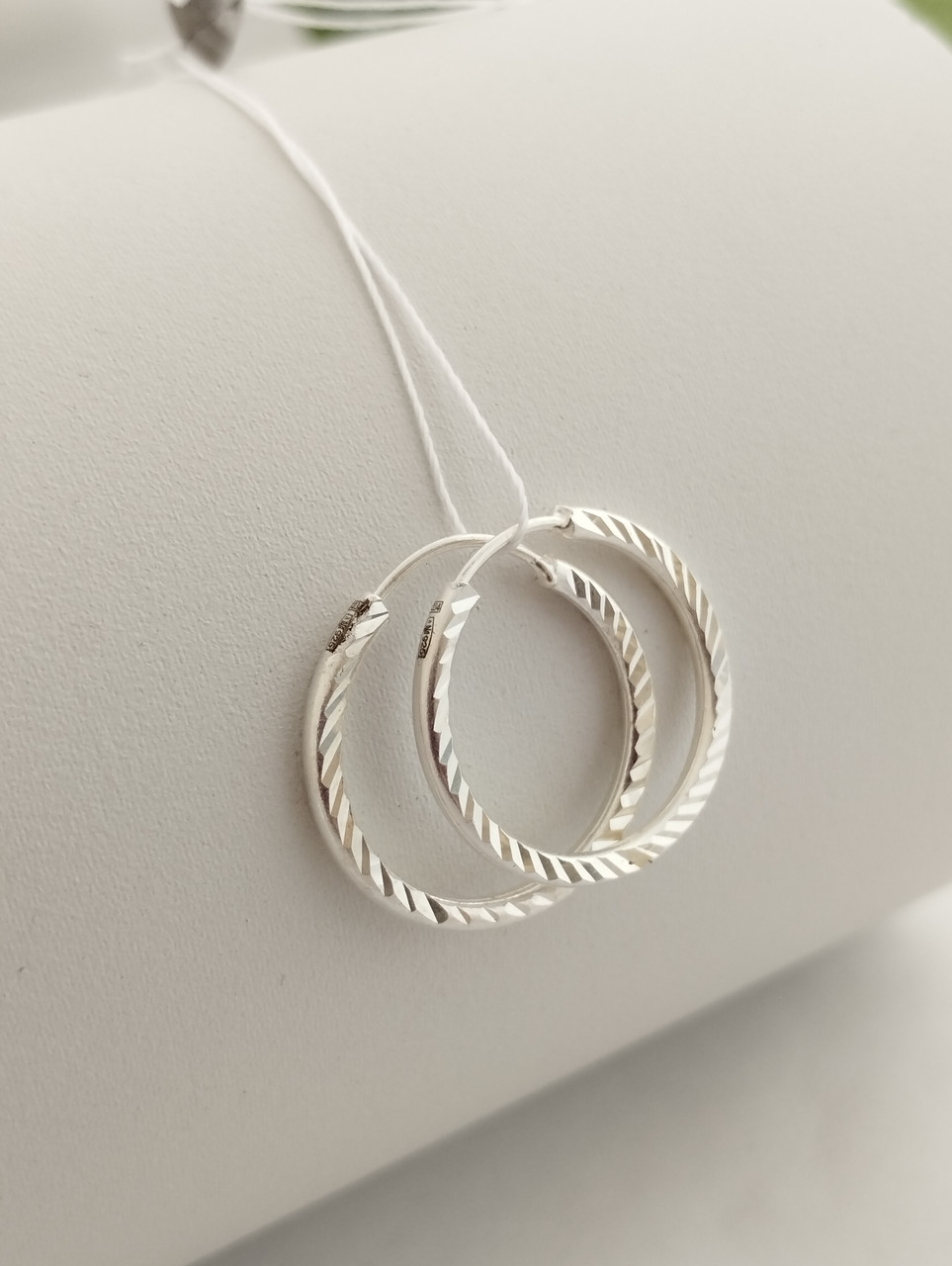 Срібні сережки