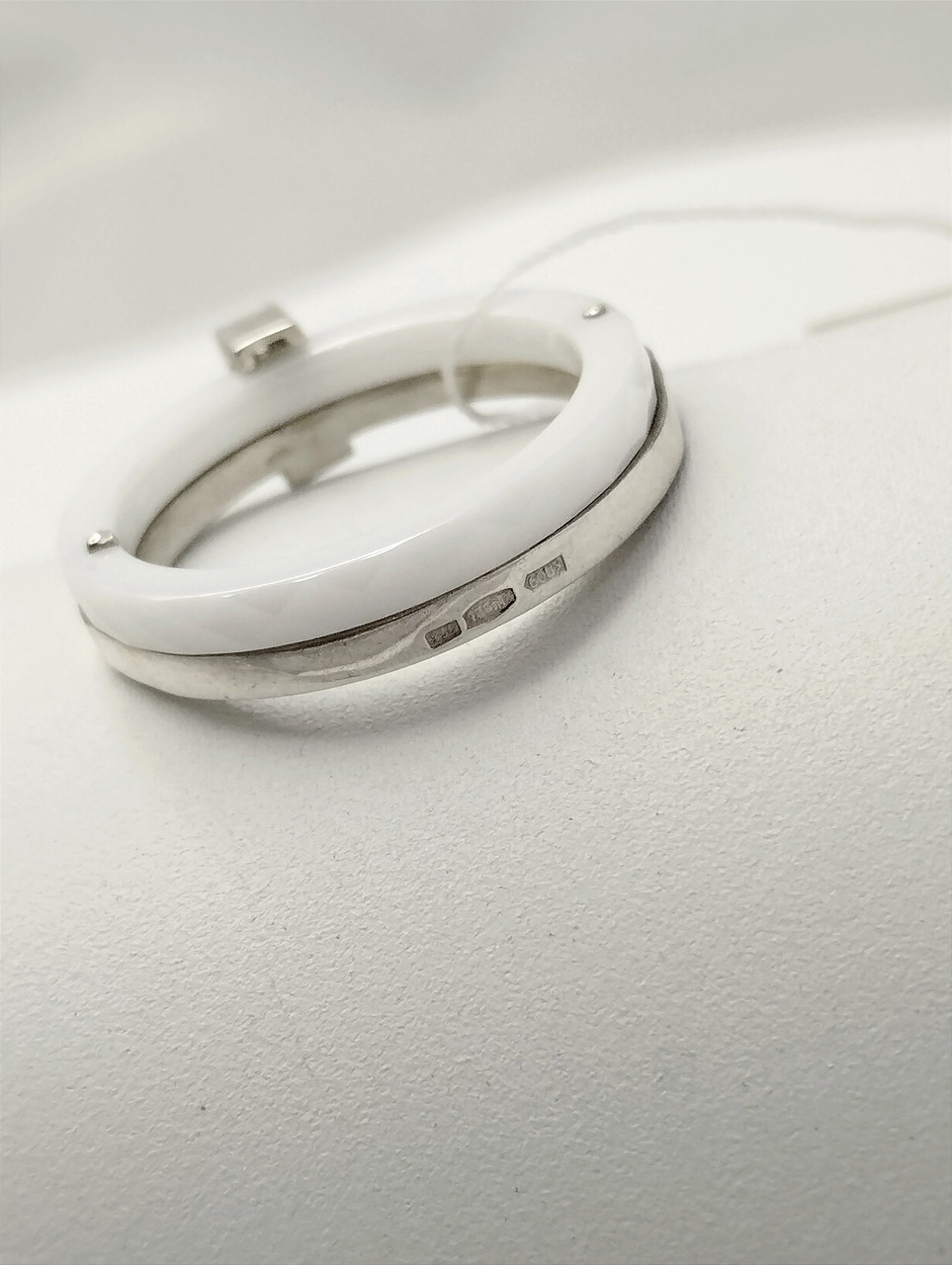 Срібне кільце із золотими пластинами - Зображення 3