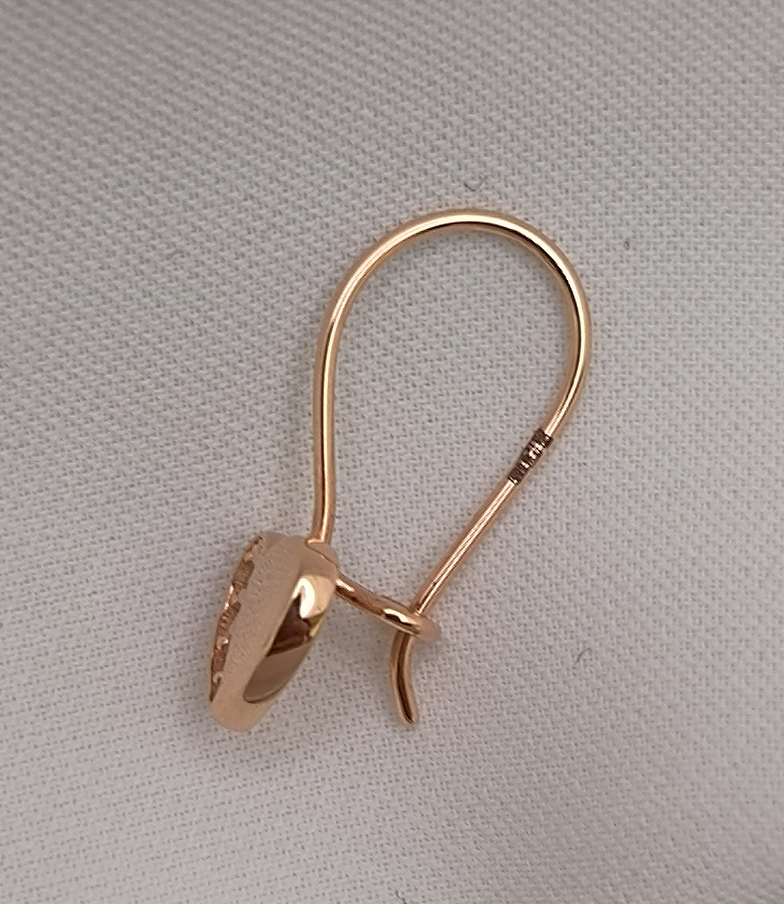 Золоті дитячі сережки 585 проби - Зображення 6