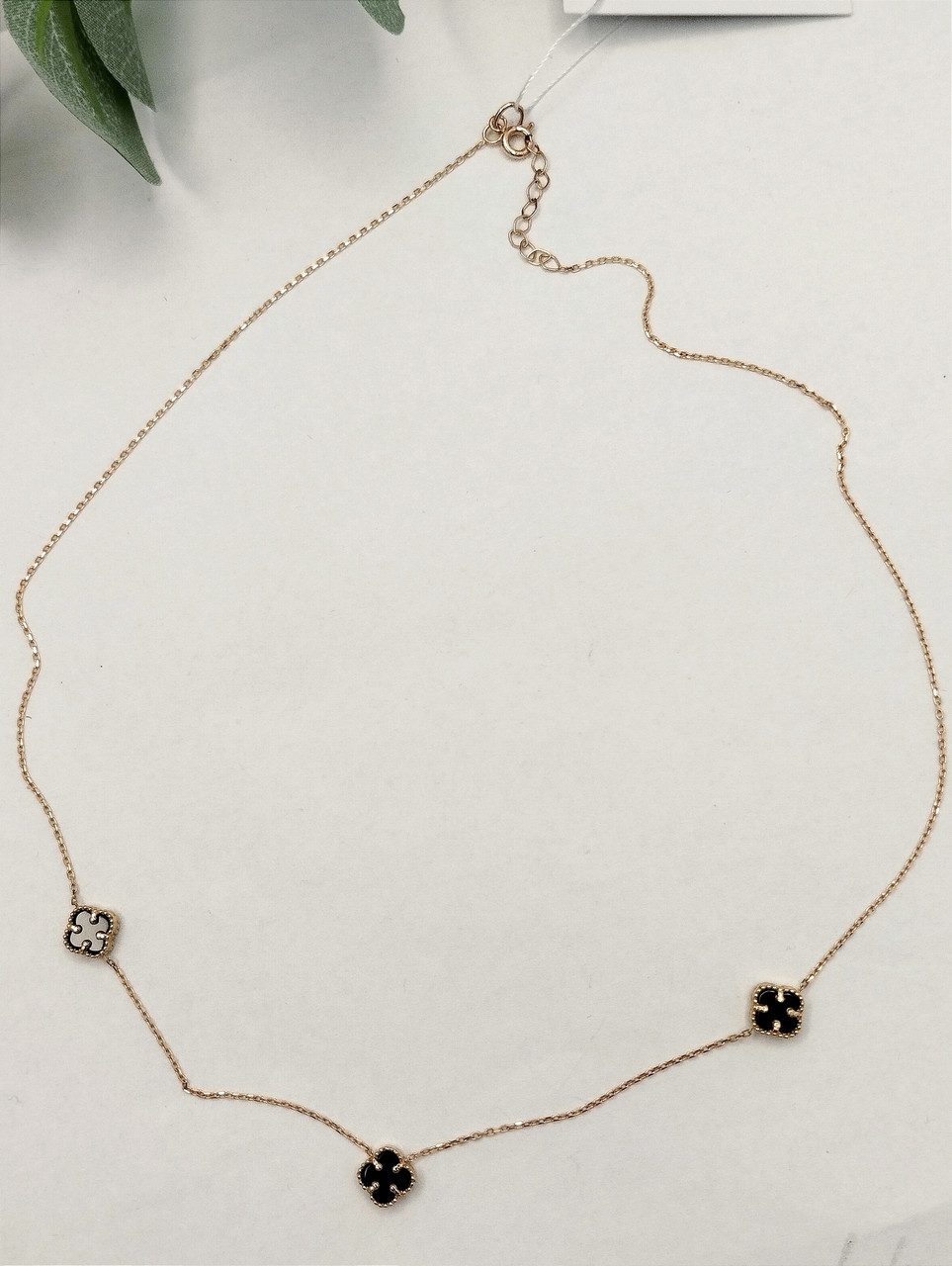 Золоте кольє конюшина - Зображення 2