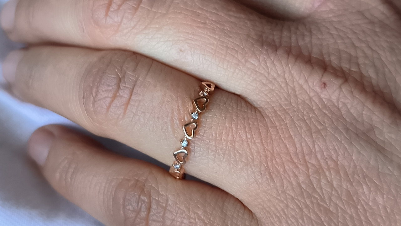 Золоте кільце 585 проби - Зображення 2