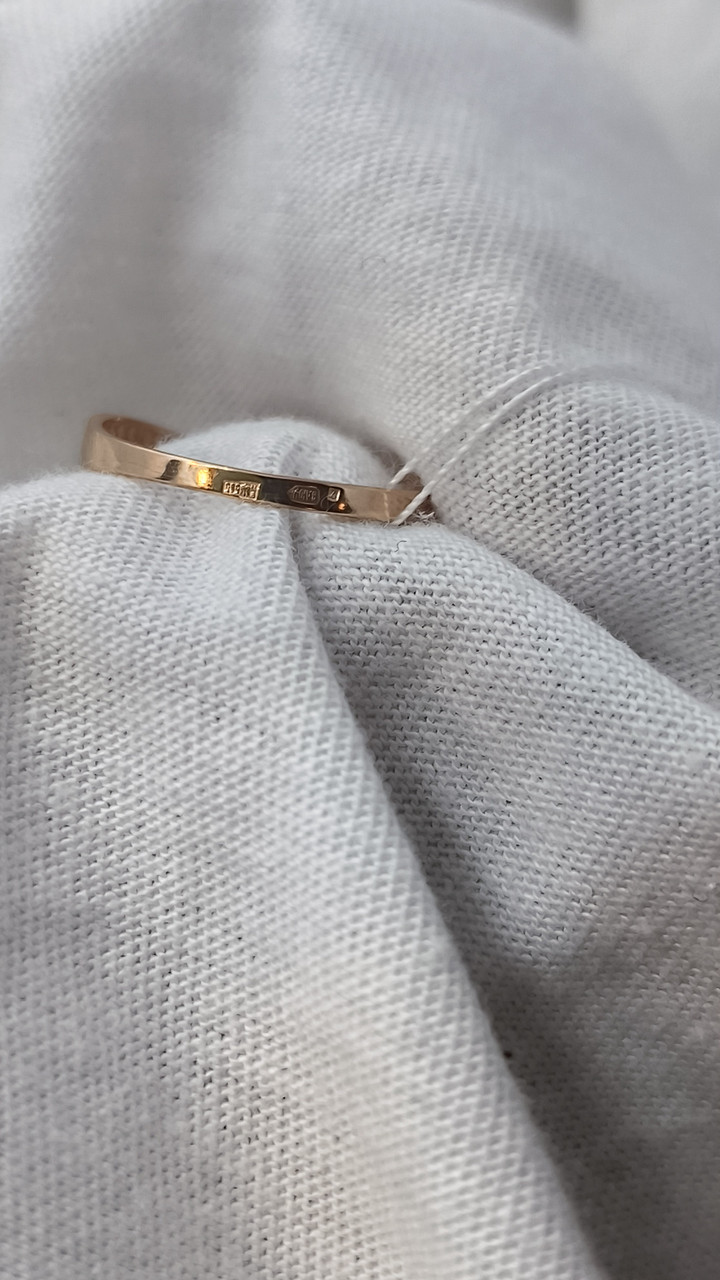 Золоте кільце 585 проби - Зображення 6