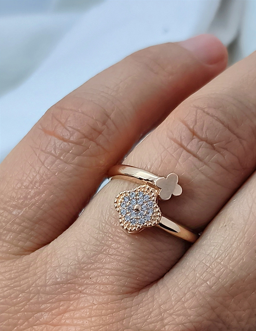 Золоте кільце 585 проби - Зображення 3