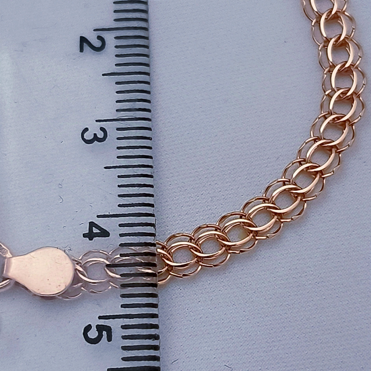 Золотий браслет кардинал з червоного золота 585 проби - Зображення 5