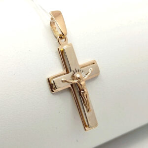 Золотий хрестик 585 проби Ukr-Gold